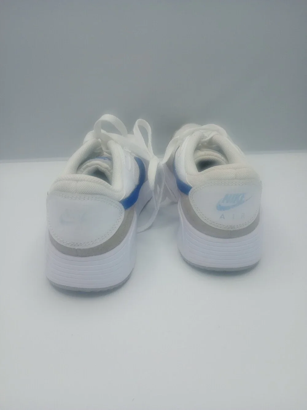 Nike Air Max SC CW4555-101 White /Game Royal-Wolf Grey Blue Men's Shoes Size 8.5